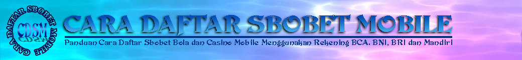 MERDEKABET: Daftar SBOBET Mobile | WAP SBOBET